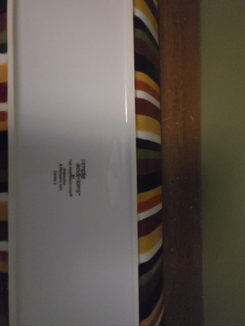 Pampered Chef Simple Additions Rectangular Server/Platter, Striped Pattern - Picture 6 of 10